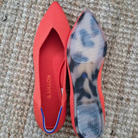 Rothy's The Point Flat (persimmon, 7.5) - Picture 3 of 5